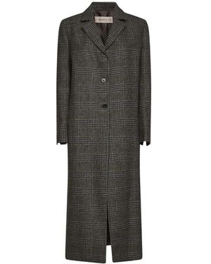 Blanca Vita Single-Breasted Coats - Gris