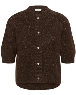 Kaffe Truien & Vesten ,Bruin ,Wol Kacionia Wol Blend Vest
