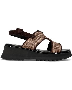 Luca Grossi Flat Sandals - Marrón