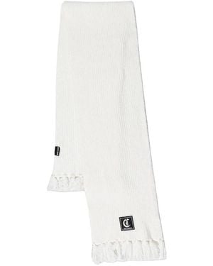Just Cavalli Schal Mit Logo-Patch - Weiß