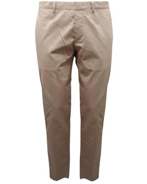 Grifoni Slim-Fit Pants - Natural