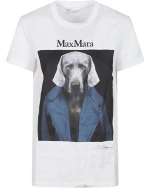 Max Mara T-Shirts - Blue