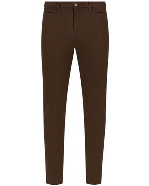 BRIGLIA Vielseitige Samthose - Braun