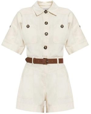 Self-Portrait Playsuits - Neutro