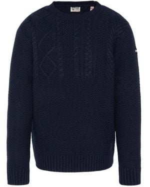 Schott Nyc Round-Neck Knitwear - Blu