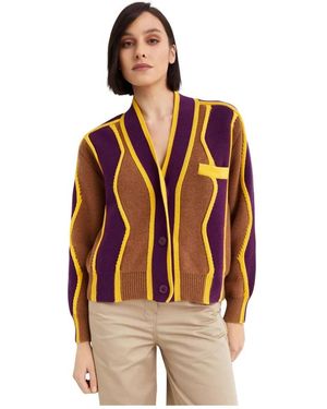 KENZO Cardigans - Marrón