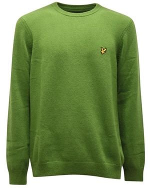 Lyle & Scott Round-Neck Knitwear - Green