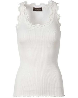 Rosemunde Tops ,Wit ,Witte Top Met Stijl 5205