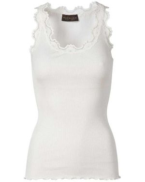 Rosemunde Sleeveless Tops - Blanc