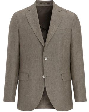 Oscar Jacobson Brauner Blazer Tailoring - Grau