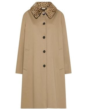 Seventy Wendemantel Aus Gabardine - Natur
