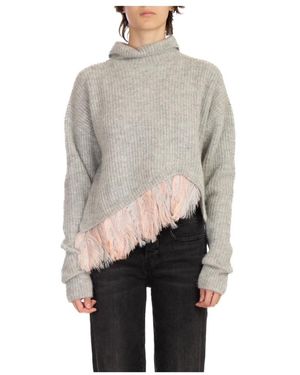 The Seafarer Truien & Vesten ,Grijs ,Fringed Luna Sweater