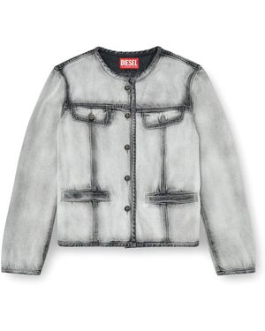 DIESEL Denim Jackets - Grey