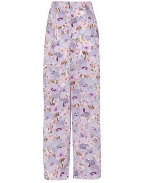 Balmain Wide Pants - Purple