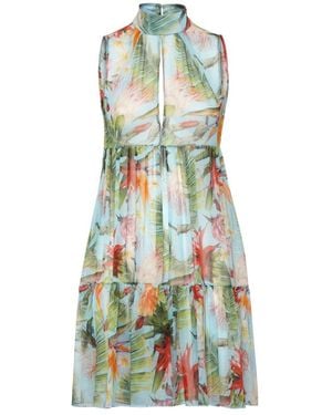 Philipp Plein Kleedjes ,Veelkleurig ,Summer Kleedjes - Groen
