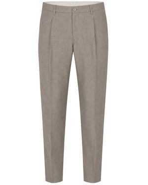 BRIGLIA Broeken ,Bruin ,Wol Tiberios Broek - Grijs