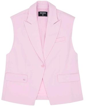 WRSTBHVR Jassen ,Roze ,Klassiek Revers Vest