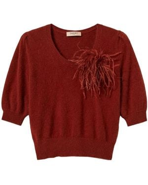 Twinset Round-Neck Knitwear - Rosso
