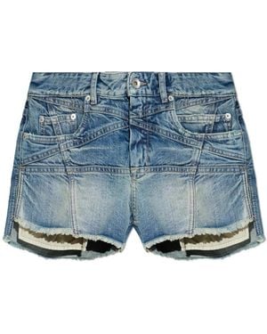 Rick Owens Denim Shorts - Azul