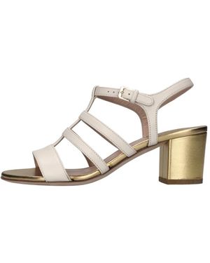 Laurence Dacade Lucca Block Heel Sandalen - Metallic