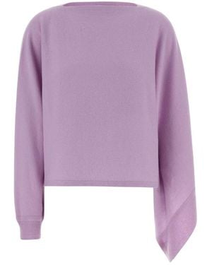 Jil Sander Round-Neck Knitwear - Purple