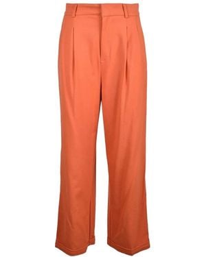 WEILI ZHENG Wide Trousers - Orange