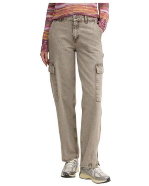 Desigual Casandr Cargo Jeans - Grijs