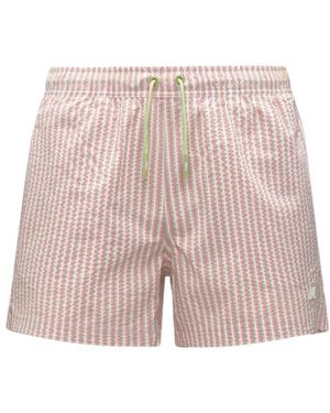 K-Way Badmode ,Roze ,Polyester Hazel Multistripes Beach Boxer