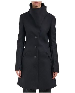 Courreges Single-Breasted Coats - Noir