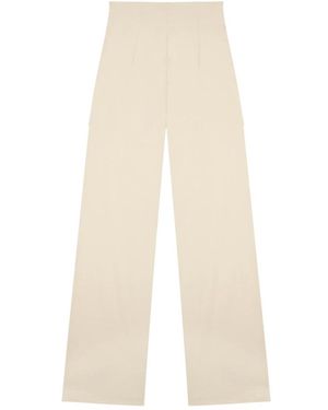 Cortana Wide Trousers - Natural