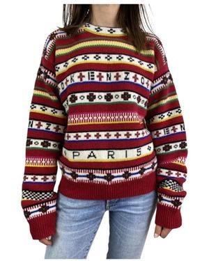 KENZO Round-Neck Knitwear - Rood