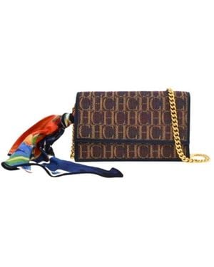 Carolina Herrera Cross Body Bags - Brown