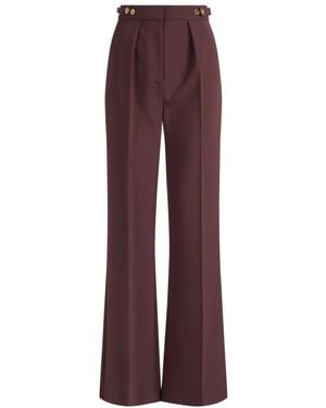 Elisabetta Franchi Elegante High-Waist Hose - Lila