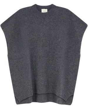 Alysi Round-Neck Knitwear - Gris