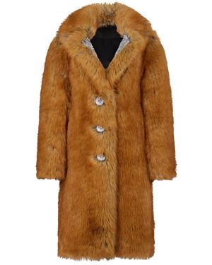 Rabanne Faux Fur & Shearling Jackets - Marrón