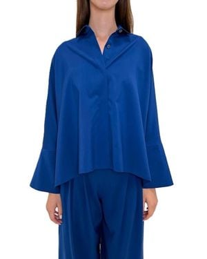 ODEEH Bluse - Blau