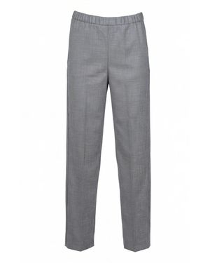 Soallure Straight Trousers - Gris