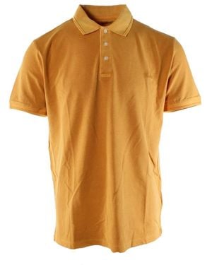 Woolrich Gelbes polo-shirt baumwolle elasthan