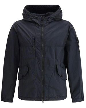 Stone Island Urban Chic Kapuzenparka - Blau