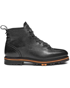 Santoni Lace-Up Boots - Noir