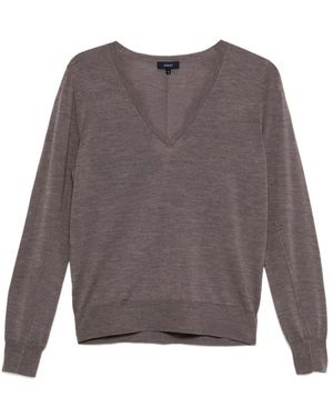 Soeur V-Neck Knitwear - Gris