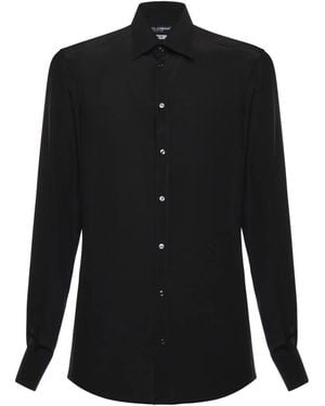 Dolce & Gabbana Formal Shirts - Black