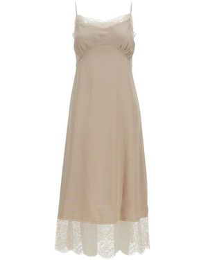 Simone Rocha Spitzenbesetztes Slip Dress - Natur