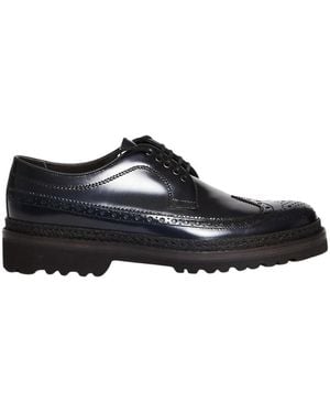 Lo.white Laced Shoes - Nero