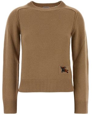 Burberry Truien & Vesten ,Round-Neck Truien - Bruin
