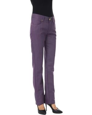 Byblos Straight Trousers - Purple