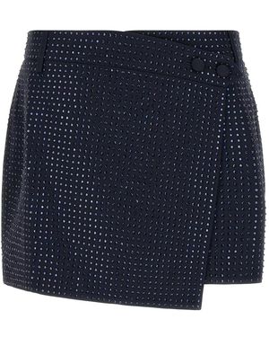 Pinko Soave Miniskirt - Blauw