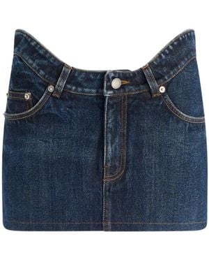 Jean Paul Gaultier Denim Skirts - Blue