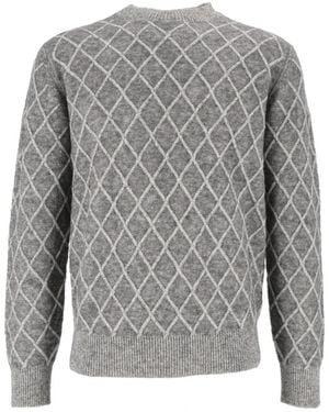 Ballantyne Rundhals-Pullover - Grau