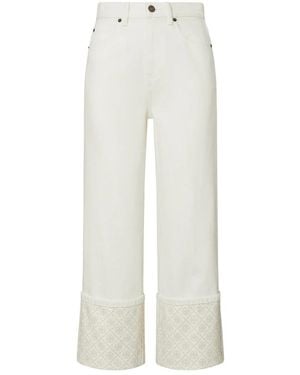 Tory Burch Wide Pants - White